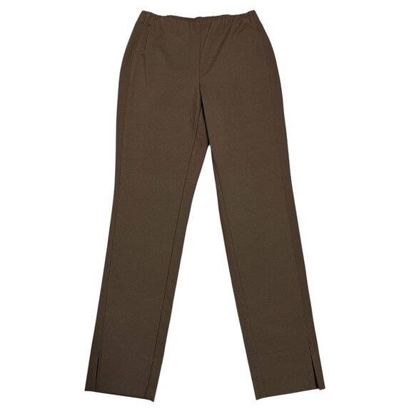 J. Jill Pants - J JILL Ponte Slim Leg Mocha Brown Pants Pull On Stretch Ankle Preppy Size XS NWT
